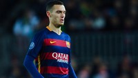 Thomas Vermaelen⁣ dijual Arsenal ke Barcelona di tahun 2014. Di musim pertamanya, dia bisa mencium trofi Liga Champions (Getty Images/David Ramos)
