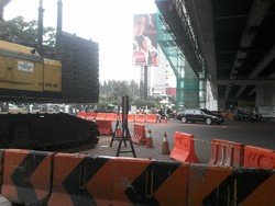 Crane yang Melintang di Mampang Dievakuasi, Jalanan Padat