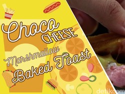 Choco Cheese Marshmallow Baked Toast