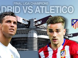 Madrid dan Atletico Sama-sama Turunkan Kekuatan Terbaik