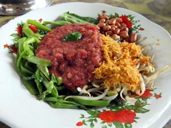 Masak Apa Hari Ini : Bebalung dan Pelecing Kangkung Khas Lombok