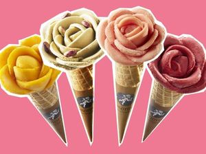 Wah, Cantiknya Sorbet Bunga Aneka Warna Khusus Vegan!