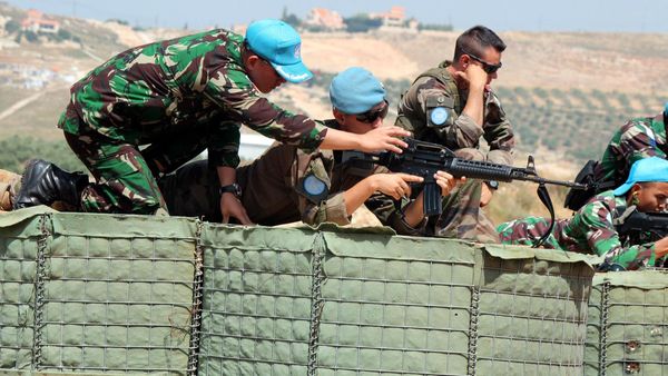 Satgas Indobatt dan FCR Prancis Gelar Latihan Bersama