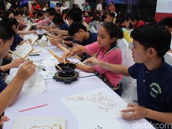 Asyik! Bisa Sekalian Belajar Membatik Saat Pameran Budaya Indonesia di Laos