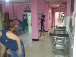 Hujan Deras, RSUD Moh Saleh Probolinggo Kebanjiran