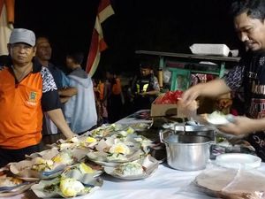 Warga Kota Mojokerto Serbu 10 Ribu Porsi Makanan Gratis
