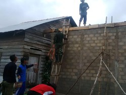 Berkat KKN Akpol, Akmil dan IPDN, Warga Pangkalpinang Ini Punya Rumah Baru