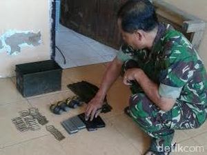 Karyawan Pabrik Kertas Temukan 4 Granat Nanas dan Puluhan Amunisi Aktif