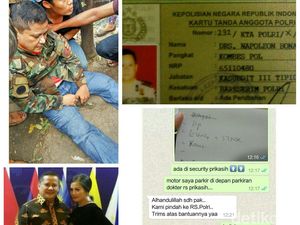 Kondisi Kombes Napoleon yang Jatuh dari Harley Stabil, Alami Fraktur Tulang