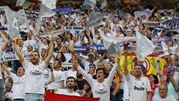 Suporter Real Madrid dan Liverpool masing-masing mendapat jatah tiket sekitar 16.600.