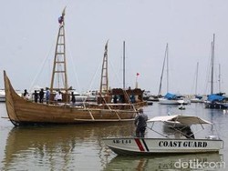 Kapal Spirit of Majapahit 2016 Merapat di Manila