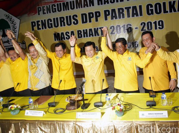 Novanto Umumkan Nama-nama Pengurus Golkar