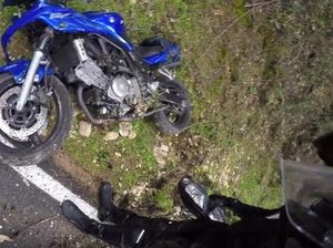 Pemotor Ini Selamat Saat Kecelakaan, Dipercaya karena Pakai Rompi Airbag