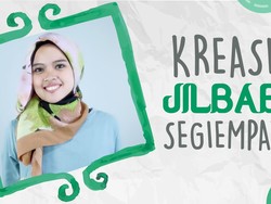 Kreasi Jilbab Segi Empat