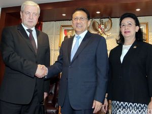 Irman Gusman Terima Wakil PM Belarusia