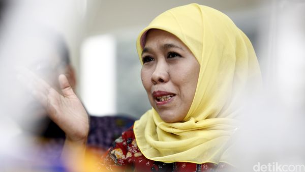 Mensos Khofifah Berkunjung ke Kantor detikcom