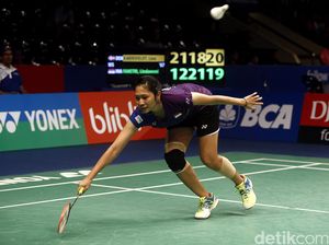 Linda Weni Kandas Lebih Awal di Istora