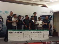 Kompetisi Adu Irit Jadi Sarana Volvo Beri Pelatihan Bagi Sopir Truk