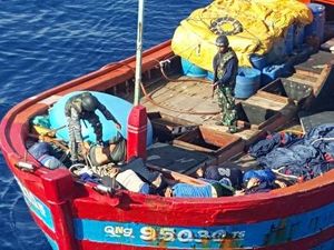 Setelah Mengejar 13 Jam, KRI Multatuli Tangkap Kapal Vietnam Pencuri Teripang