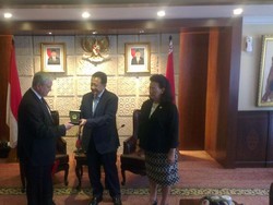 Irman Gusman Terima Kunjungan Wakil PM Belarus