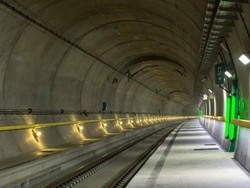 Dibangun 17 Tahun, Eropa Punya Terowongan Kereta Terpanjang di Dunia 57 Km