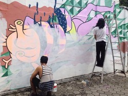Selain Lukisan Disita, Mural di Galeri IAM Yogyakarta Juga Diminta Dihapus