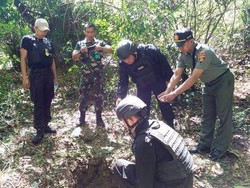 Tiga Mortir Peninggalan Belanda Diledakkan