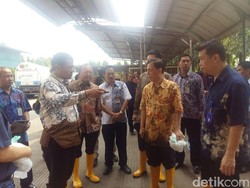 Pastikan Harga Turun, Mentan Blusukan ke Pemotongan Ayam Cikande