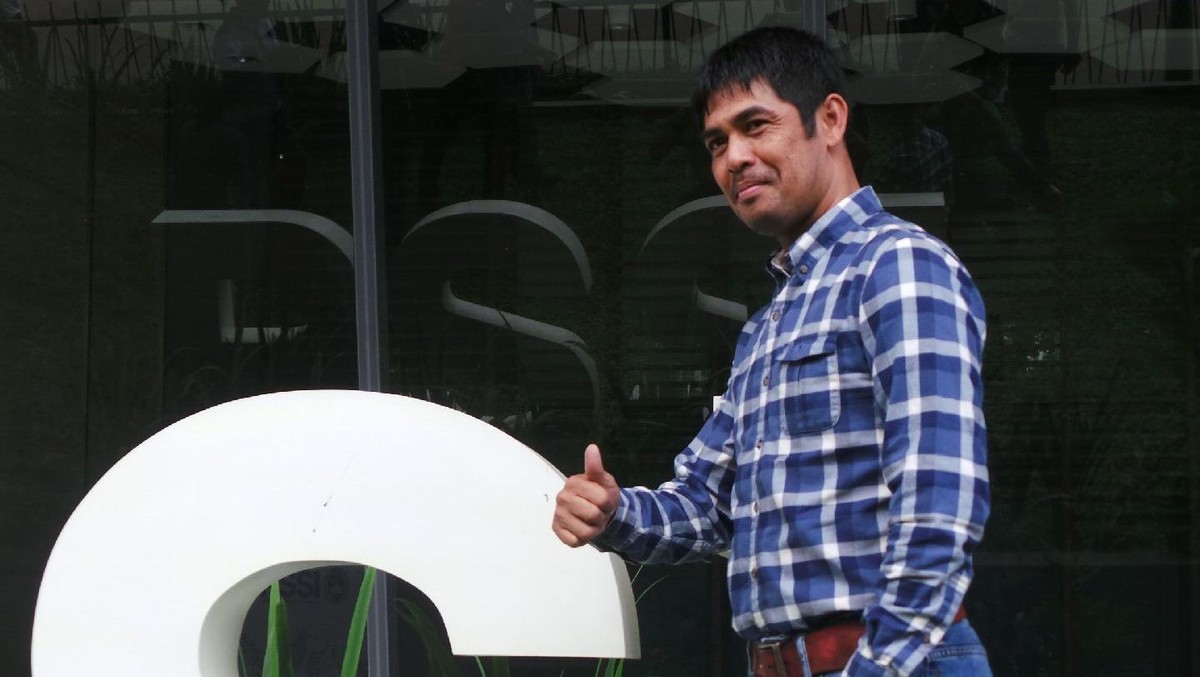 Nilmaizar jadi pelatih Persela Lamongan. (Foto: detikSport/Amalia Dwi Septi)