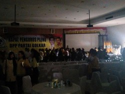 Rapat Perdana DPP Golkar 2016-2019 Bubar Gara-gara Mati Lampu