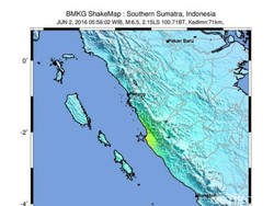 Guncangan Gempa 6,5 SR di Sumbar Bangunkan Warga di Pekanbaru