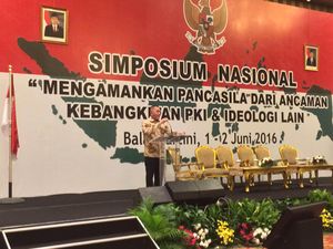 Datangi Simposium, Menhan: Wajar Tentara Marah dengan Ancaman PKI
