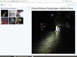 Tanggul Pantai Mutiara Jakut Jebol, Sejumlah Rumah Tergenang