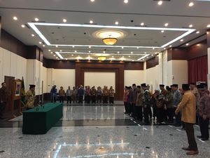 Lantik 26 Pejabat Baru, Sofyan Djalil Kembalikan Deputi Bidang Sarana Prasarana