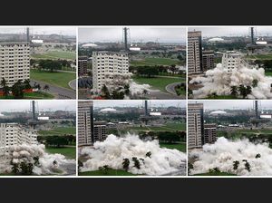 4 Teknik Membongkar Gedung, Diledakkan Sampai Digerogoti dari Dalam