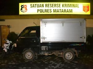 Pelaku Spesialis Pencurian Mobil Boks di Mataram Ditangkap