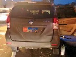 Truk Kontainer Vs Mobil Dinas TNI AL di Tol Ancol, Satu Prajurit Terluka