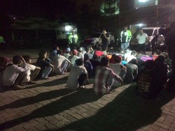 Polres Tangerang Amankan 39 ABG Saat Razia Balap Liar