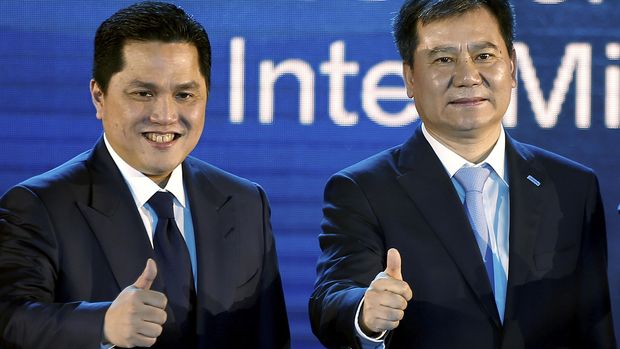 Erick Thohir mulai tak terlibat dalam pengambilan keputusan di Inter Milan setelah diakuisisi Suning Group. (