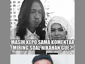 Meme detikHOT: Aming Nikahi Evelyn, Masalah Buat Lo?