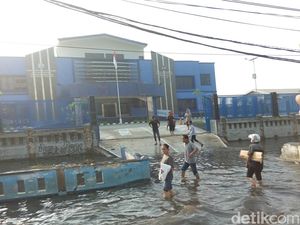 Air Laut Pasang, Pelabuhan Perikanan Samudera Nizam Zachman Jakut Tergenang