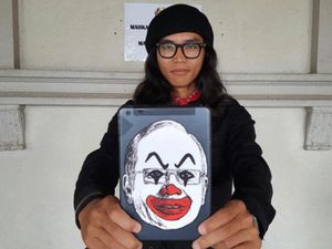 Bikin Karikatur PM Najib Jadi Badut, Seniman Malaysia Diadili Bikin Karikatur PM Najib Jadi Badut, Seniman Malaysia Diadili