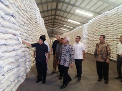 Kunjungan Ke Gudang Bulog, Ketua DPR Cek Beras Vietnam dan Raskin