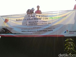 Mengaji di SPBU Dapat Pertalite Gratis Berlaku Selama Ramadan