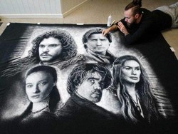 Seniman Ini Buat Lukisan Cantik dari Garam Dapur