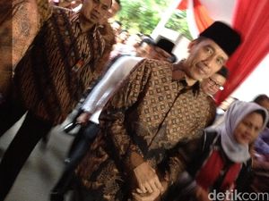 Jokowi Hadiri Peringatan 3 Tahun Meninggalnya Taufiq Kiemas