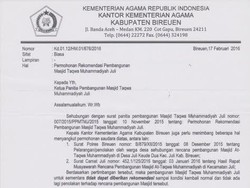 Pemuda Muhammadiyah Protes Larangan Pembangunan Masjid Muhammadiyah di Bireuen