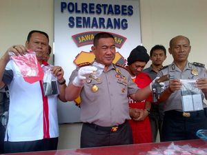 Pengedar Sabu Berpistol Dibekuk Polisi Semarang