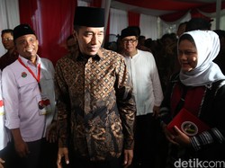 Di Acara Haul Taufiq Kiemas Jokowi Singgung Soal Reshuffle Menteri