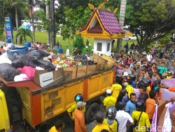 Horor Sampah di Pekanbaru, Petugas Kebersihan Demo Gaji Tak Cair 2 Bulan